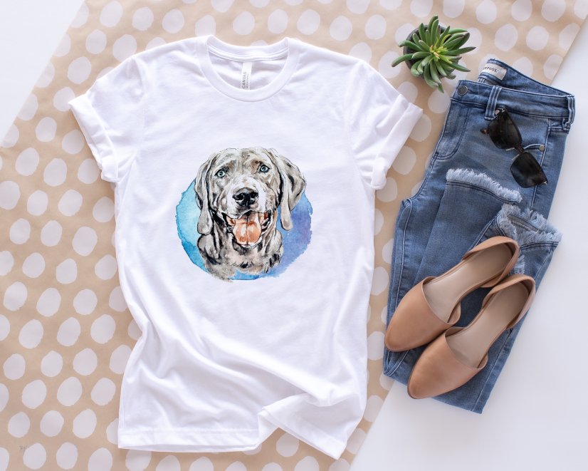 Tričko s potiskem Ohař - Velikost: XL