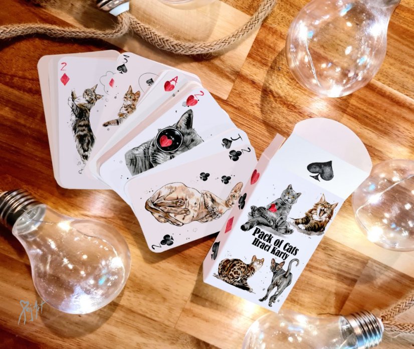 Pack of Cats - Hrací Karty