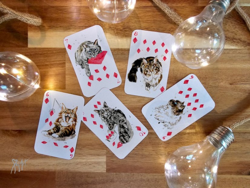 Pack of Cats - Hrací Karty