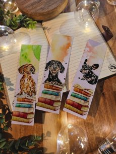 Záložky s motivy Jezevčíci