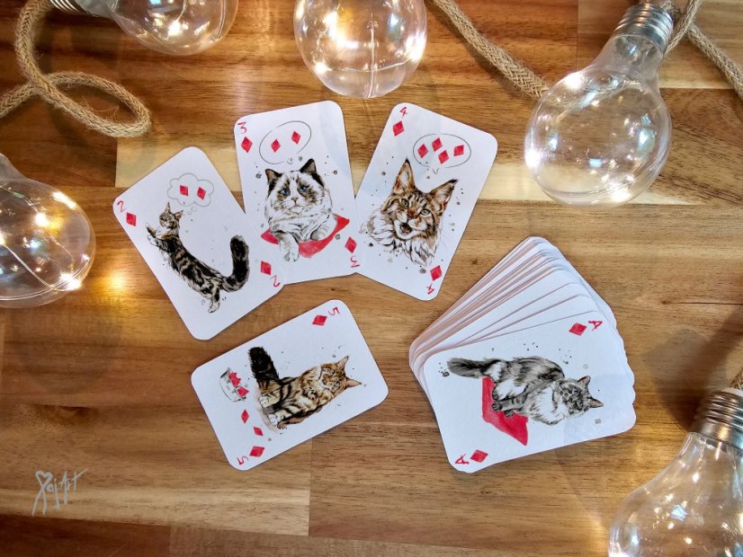 Pack of Cats - Hrací Karty