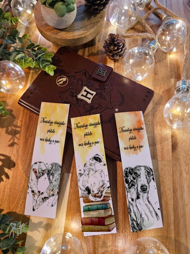 Záložky s motivy Greyhound - Varianta: Varianta 2
